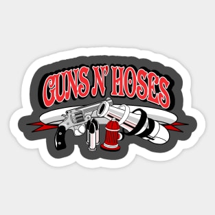 Guns and Hoses Sticker